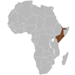 Map of range