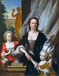 Wife Sybilla and daughters