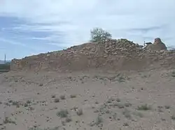 People of power and influence are believed to have lived in houses surrounded by mounds.