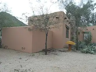 The first building built in 1929 by William Eugene D'Allemund