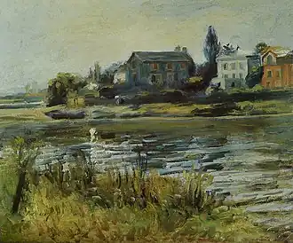 Pierre-Auguste Renoir, La Seine à Chatou,  1871