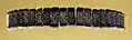 Late Mycenaean blue glass diadem plaques, from Rhodes, 14th-13th century BC