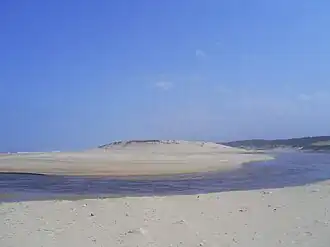 The beach at Moliets-et-Mâa