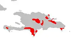 Map of range