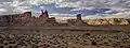 Castle Butte to right of center