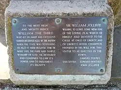 Dedicatory plaque