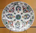 Dish with plain rim, 1580–1600