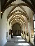 Cloister with exposition of Church Art Museum