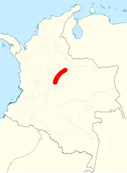 Map of range