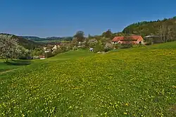 View from the east
