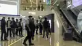 At 10:00&nbsp;pm, a large number of police officers walked into Fashion Walk.