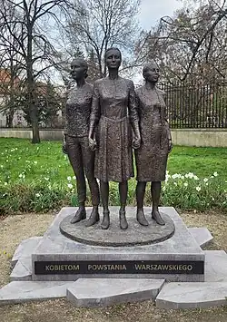 The Monument to the Women of the Warsaw Uprising.