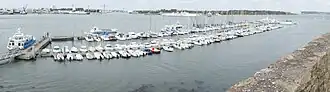 The port of Pen Mané, in Locmiquélic