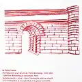 Porte Jovia or Traine: one of the two gates of the Gallo-Roman Walls that surrounded Grenoble.