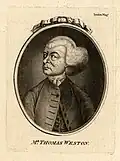 Weston in character