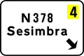 Direction of exit