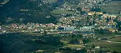 Center of Povo, University and FBK in foreground