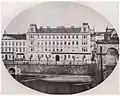 Lažanský palace, photo by Wilhelm Rupp, c. 1865