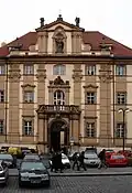 Clementinum in Prague, where he studied[7]