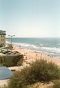 The beach as it was in 1985 before the renovation of the Hotel.