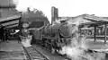 Two northbound expresses at Preston in 1962