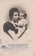 Princess Marie Louise and her mother, Princess Henriette, 1898