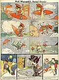Albert Bloch, 1902, "Prof. Wayupski's Aerial Stunts", St. Louis Star