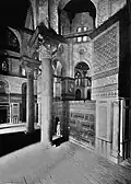 The interior of Sultan Qalaun's mausoleum after restoration.