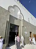 One of the side entrances