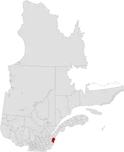 Location of Les Etchemins