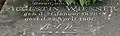 Excerpt from gravestone in Święciechowa, showing R.I.P