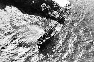 R.P. Resor sinking
