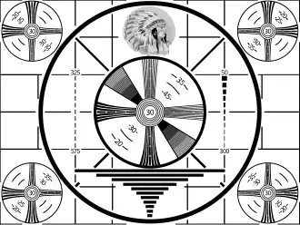 Iconic television test pattern created by RCA in 1939