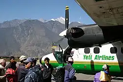 Twin Otter on the apron