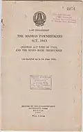 Rabbi Salamon Halevi Pawnbroker ACT 1943- 1 June 1955