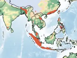 Map of range