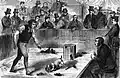 Combat de Chiens ratier et de rats a l'exposition canine. --- Champs-Élysées c.1865