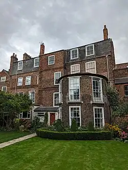 Rear of the house, seen from the garden of York Oratory