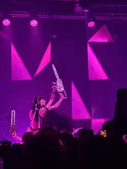 Black performing
