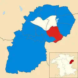 2019 results map