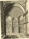 Guillaume-Joseph Grelot's engraving 1672, looking west