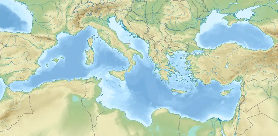 Battle of the Pyramids is located in Mediterranean