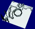 Watershed of the gradient (relief)