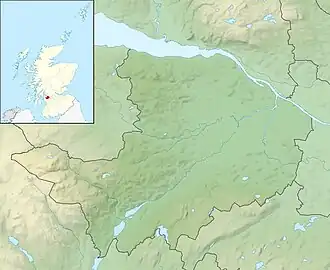 Castle Semple Loch is located in Renfrewshire