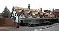 Thatching in progress, May 2007
