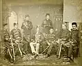 Abdul Rahman II with fellow rulers (c. 1880)