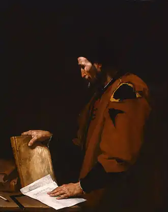Philosopher (Aristotle), 1637, 124.4 x 99&nbsp;cm., Indianapolis Museum of Art