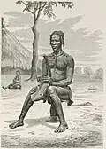 Zande harp player