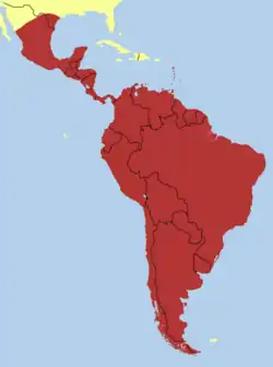 Map of range