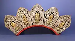 Ritual Diadem with the Five Jina Buddhas, Northern Nepal or Tibet, 19th century